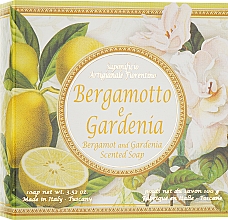 Парфумерія, косметика Натуральне мило "Бергамот і гарденія" - Saponificio Artigianale Fiorentino Capri Bergamot & Gardenia Soap