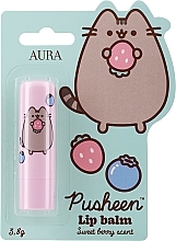 Бальзам для губ с ароматом сладких ягод - Aura Cosmetics Pusheen Sweet Berry Scent Lip Balm — фото N1