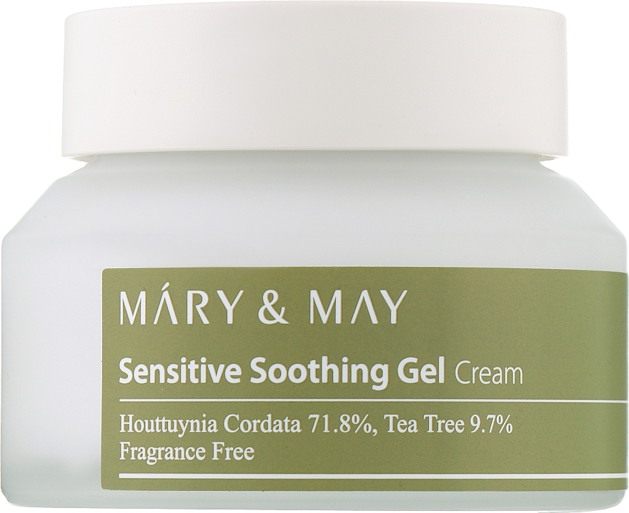 Заспокійливий крем-гель для проблемної шкіри обличчя - Mary & May Sensitive Soothing Gel