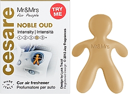 Mr&Mrs Fragrance Cesare Noble Oud Gold - Ароматизатор для авто — фото N2