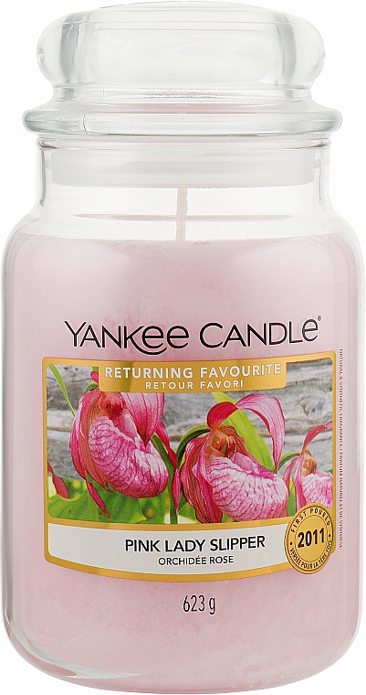 Ароматическая свеча "Леди в розовом" в банке - Yankee Candle Pink Lady Scented Candle Large Jar