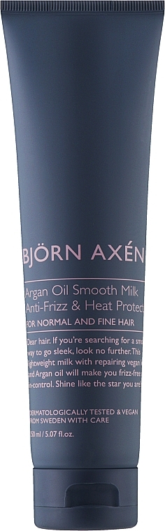 Крем-молочко для укладання волосся - BjOrn AxEn Argan Oil Smooth Milk — фото N1