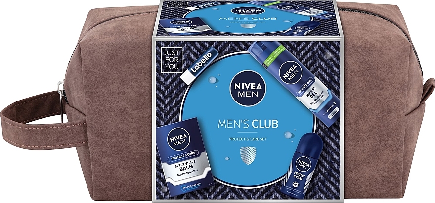 Набір, 5 продуктів - NIVEA MEN Men's Club Protect & Care Set — фото N1