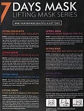 Набір масок для обличчя - Dizao 7Days Lifting Mask (f/mask/7pcs) — фото N2