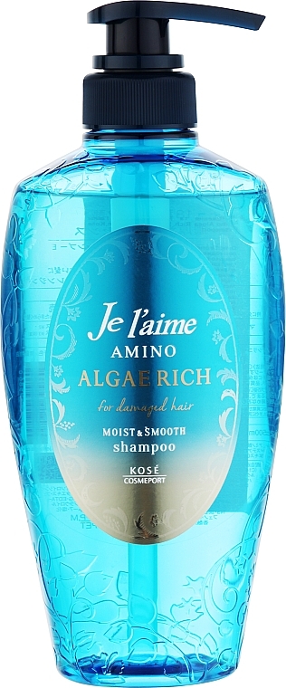 Шампунь для глибокого зволоження волосся - Kose Cosmeport Je l'aime Amino Algae Rich Deep Moist Shampoo