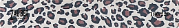 Парфумерія, косметика Пилка для нігтів широка кольорова, 180/220, білий леопард - Zauber