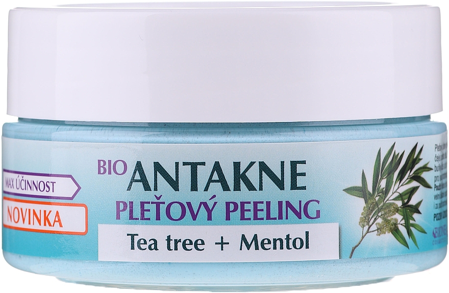 Пилинг для лица - Bione Cosmetics Antakne Facial Peeling Tea Tree and Menthol — фото N1