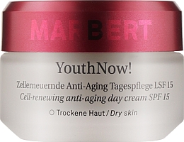 Парфумерія, косметика Крем для сухої шкіри - Marbet YouthNow! Anti-Aging Day Cream Dry Skin SPF15