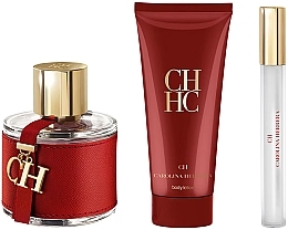 Carolina Herrera CH - Набір (edt/100ml + edt/10ml + b/lot/100ml) — фото N3