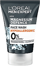 Парфумерія, косметика Гель для вмивання - L'Oreal Men Expert Magnesium Defence Face Wash