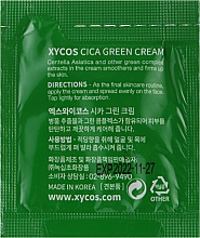 Крем для обличчя з центелою азіатською - XYcos Cica Green Cream (пробник) — фото N2