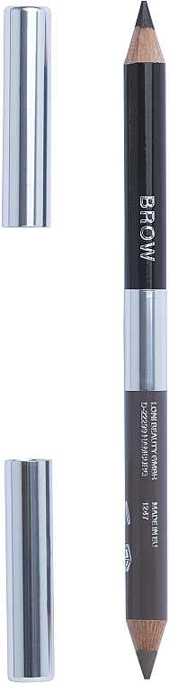 Двосторонній олівець для брів - Loni Baur Brow Pencil Duo — фото N1