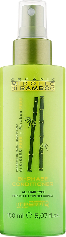 Двофазний кондиціонер-спрей для волосся - Imperity Organic Midollo di Bamboo Bi-Phase Conditioner