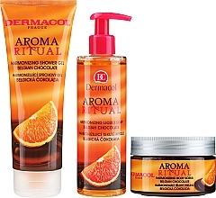 Набор - Dermacol Aroma Ritual Harmony (sh/gel/250ml + soap/250ml + b/scrub/200g) — фото N2