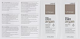 Набор пробников с аргановым маслом для волос - Lakme K.Therapy Bio Argan — фото N2