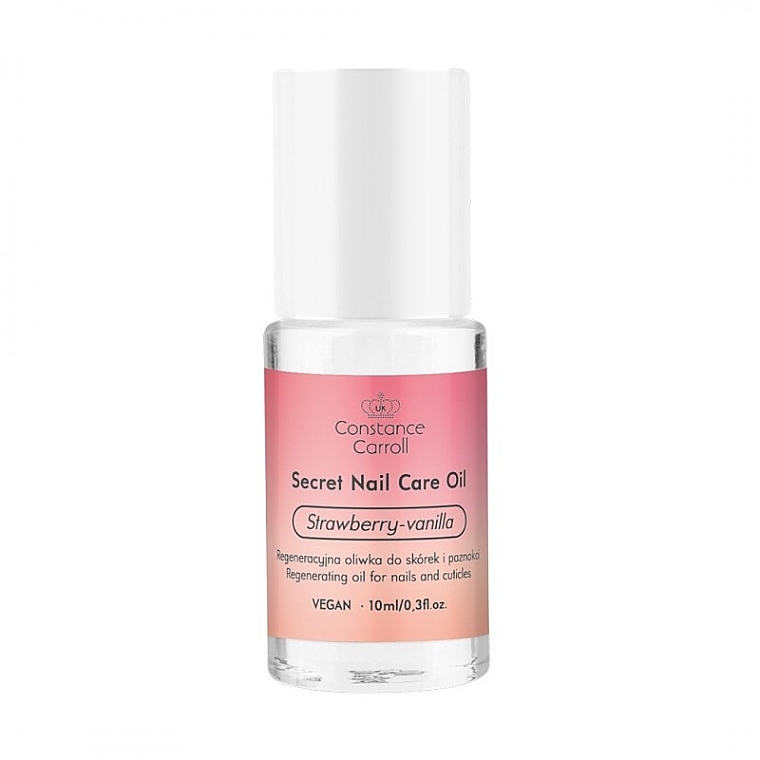 Масло для ногтей и кутикулы "Клубника-ваниль" - Constance Carroll Secret Nail Care Oil Strawberry-Vanilla — фото N1