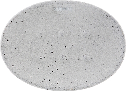 Парфумерія, косметика Мильниця "Cement", кераміка 14х3 см, сіра - Spirella
