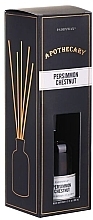 Аромадиффузор - Paddywax Apothecary Glass Reed Diffuser Persimmon & Chestnut — фото N2