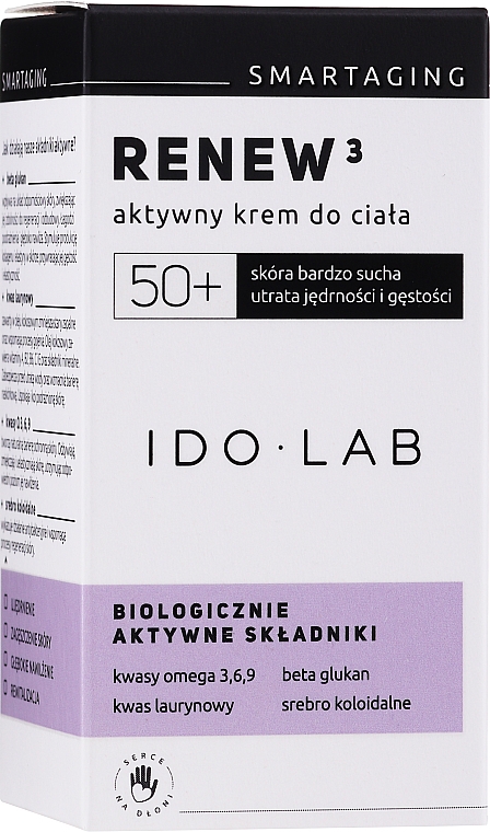 Увлажняющий активный крем для тела - Idolab Renew3 Cream 50 + — фото N2