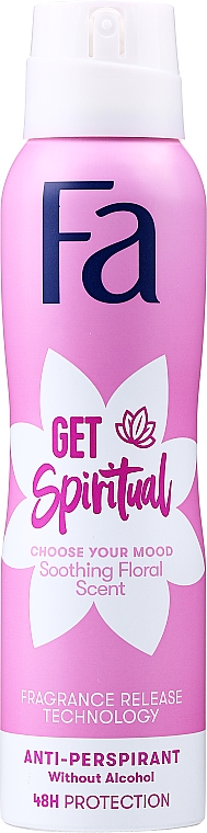 Антиперспірант-спрей "Створи свій настрій" з фруктовим ароматом - Fa Get Spiritual Deodorant