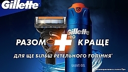 Сменные кассеты для бритья, 4 шт. - Gillette Fusion5 ProGlide Power — фото N4