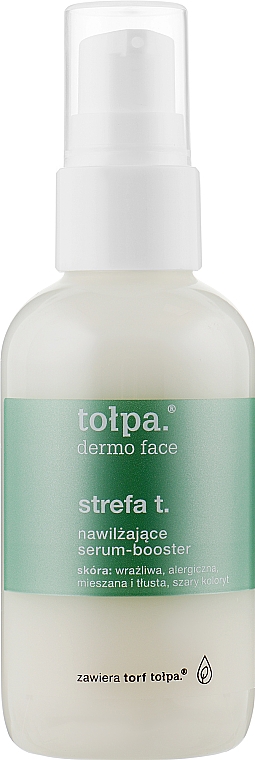 Увлажняющая сыворотка-бустер для лица - Tolpa Dermo Face Strefa T Serum Booster