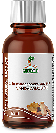Масло массажное сандалового дерева - Nefertiti Sandalwood Oil — фото N1