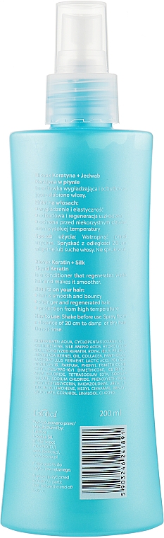 Сироватка-об'єм для пишності волосся - L'biotica Biovax Keratin + Silk Serum — фото N2
