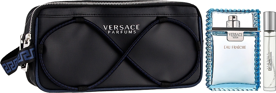 Versace Man Eau Fraiche - Набір (edt/100ml + edt/10ml + bag)