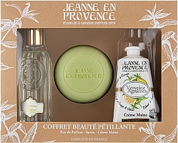 Духи, Парфюмерия, косметика Jeanne en Provence Verveine - Набор (edp/60ml + soap/100g + h/cr/75ml)