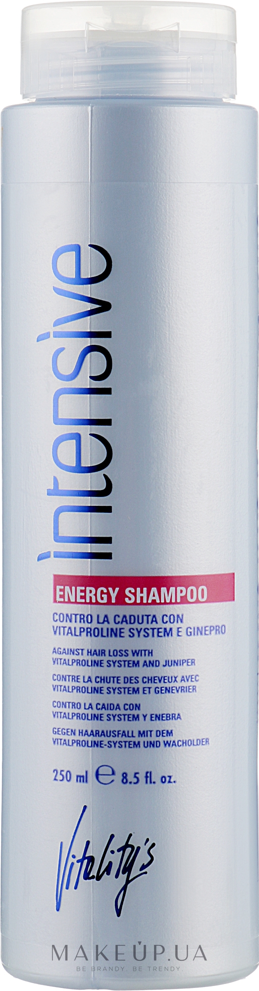 Шампунь проти випадіння волосся - vitality's Intensive Energy Shampoo — фото 250ml