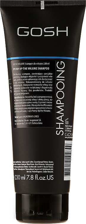Шампунь для об'єму волосся - Gosh Pump up the Volume Shampoo — фото N2