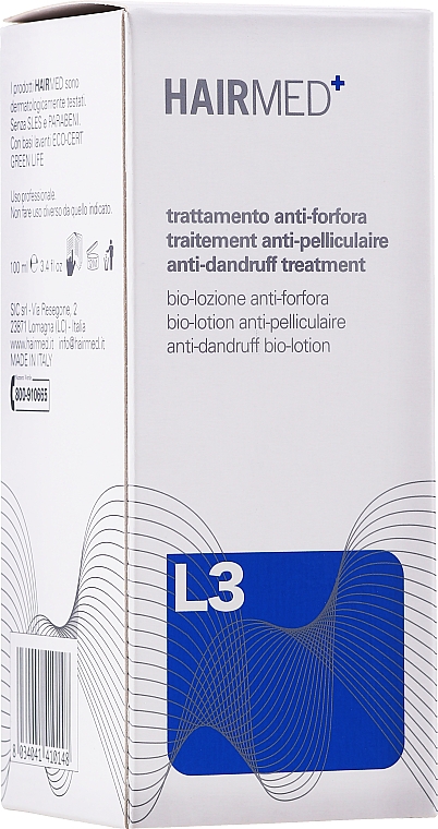 Био лосьон против перхоти - Hairmed L3 Anti-Dandruff Bio-Lotion — фото N2