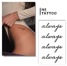 Духи, Парфюмерия, косметика Временное тату "Always" - Ne Tattoo