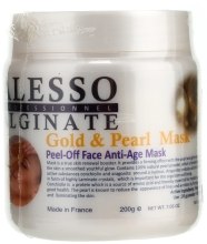 Маска для обличчя альгінатна омолоджуюча - Alesso Professionnel Alginate Gold and Pearl Peel-Off Face Anti-Age Mask — фото N5