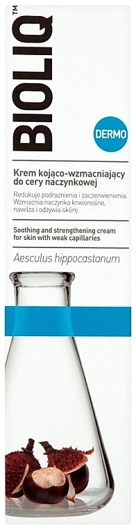 Заспокійливий та зміцнювальний крем для шкіри з розширеними капілярами - Bioliq Dermo Face Cream — фото N2