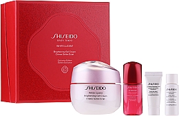 Парфумерія, косметика Набір - Shiseido White Lucent Beauty Blossoms Holiday Kit (f/cr/50ml + f/foam/5ml + f/softner/7ml + conc/10ml)