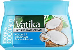 Духи, Парфюмерия, косметика Крем для придания объема волосам - Dabur Vatika Naturals Volume & Thickness