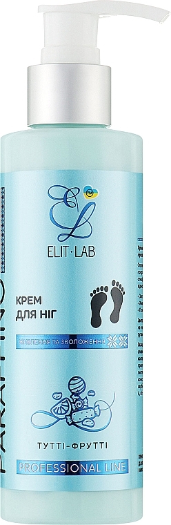 Крем для ніг "Тутті-Фрутті", з дозатором - Elit-Lab — фото N1