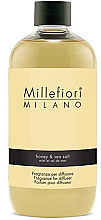 Парфумерія, косметика Наповнення для аромадифузора «Honey & Sea Salt» - Millefiori Milano Natural Diffuser Refill
