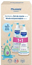 Духи, Парфюмерия, косметика Набор - Mustela Bebe (gel/500ml + water/500ml)