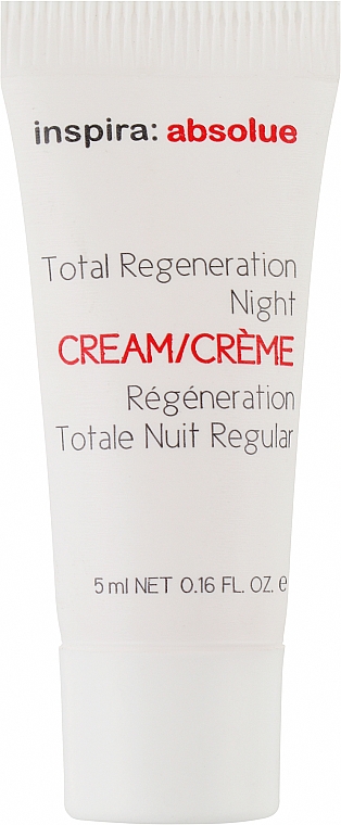 Восстанавливающий ночной крем для лица - Inspira:cosmetics Inspira:absolue Total Regeneration Night Cream (мини)