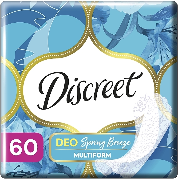 Ежедневные гигиенические прокладки Deo Spring Breeze, 60 шт - Discreet
