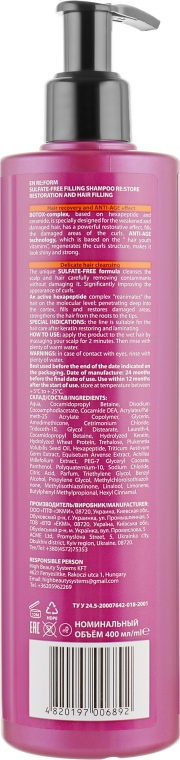 Бессульфатный шампунь для восстановления волос - Re:form Re:store Sulfate-Free Shampoo — фото N2
