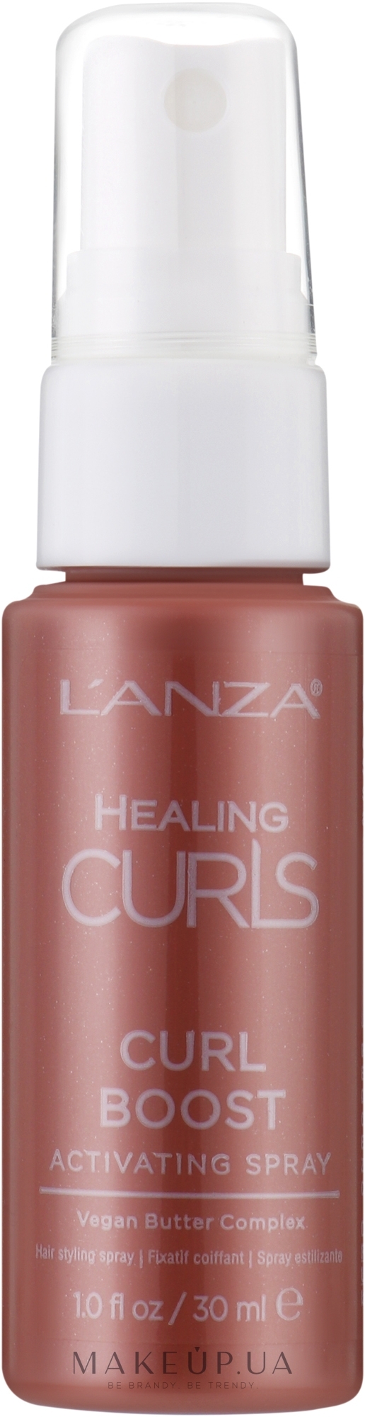 Активирующий спрей-бустер для вьющихся волос - L'anza Healing Curl Boost Activating Spray (мини) — фото 30ml