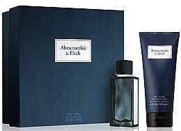 Парфумерія, косметика Abercrombie & Fitch First Instinct Blue - Набір (edt/50/ml + sh/g/200/ml)