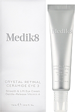 Лифтинг-крем для разглаживания кожи вокруг глаз - Medik8 Crystal Retinal Ceramide Eye 3 — фото N2
