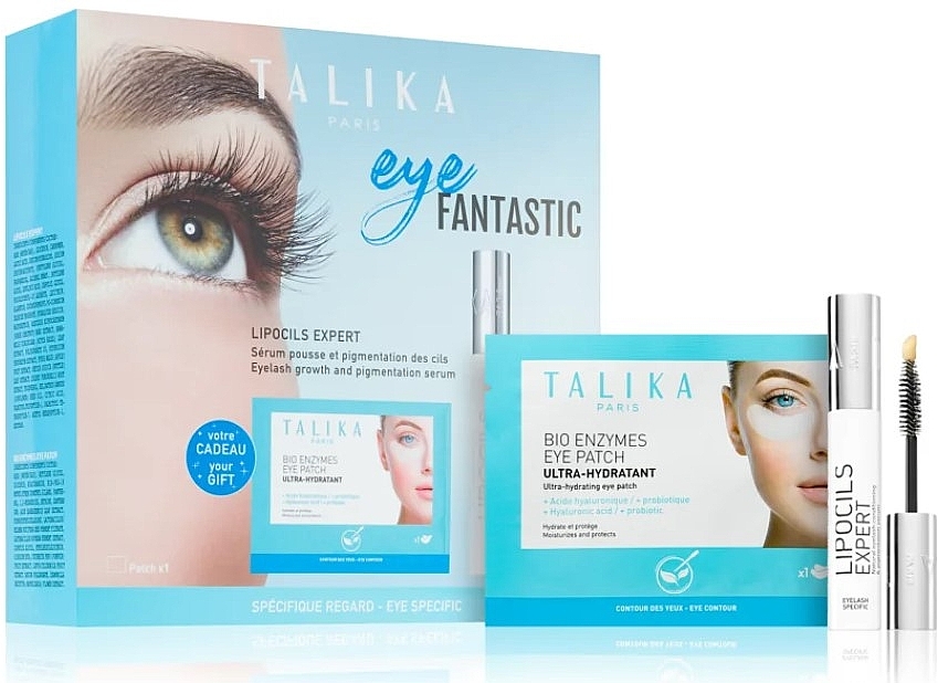 Набір для шкіри навколо очей - Talika Eye Fantastic (eye patch/1pc + eyelash ser/3.8ml) — фото N1