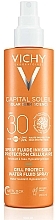 Солнцезащитный водостойкий спрей-флюид для тела, SPF30 - Vichy Capital Soleil Cell Protect Water Fluid Spray SPF30 — фото N1