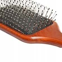 Щітка для волосся дерев'яна, 25.3 х 8 см, квадратна - Xhair — фото N3